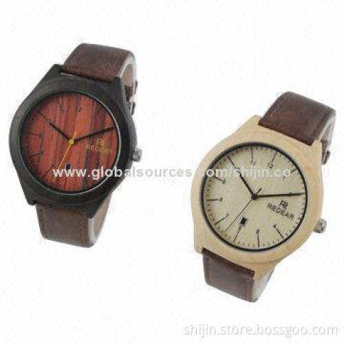 Fashion wooden watch, Japan quartz movement, made in China